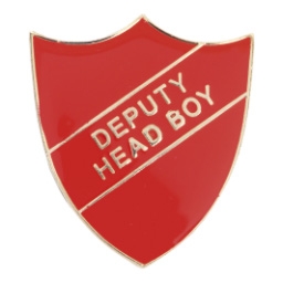 RED DEPUTY HEAD BADGE