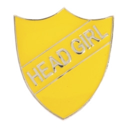 YELLOW HEAD GIRL BADGE