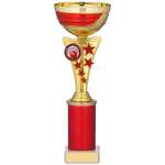 GOLD AND RED CUP TROPHY