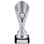 16cm SILVER RED TROPHY