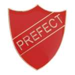 RED PREFECT SHILED BADGE