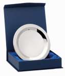 Nickel Plated Salver with Presentation Box