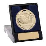 Football Gold medal in box